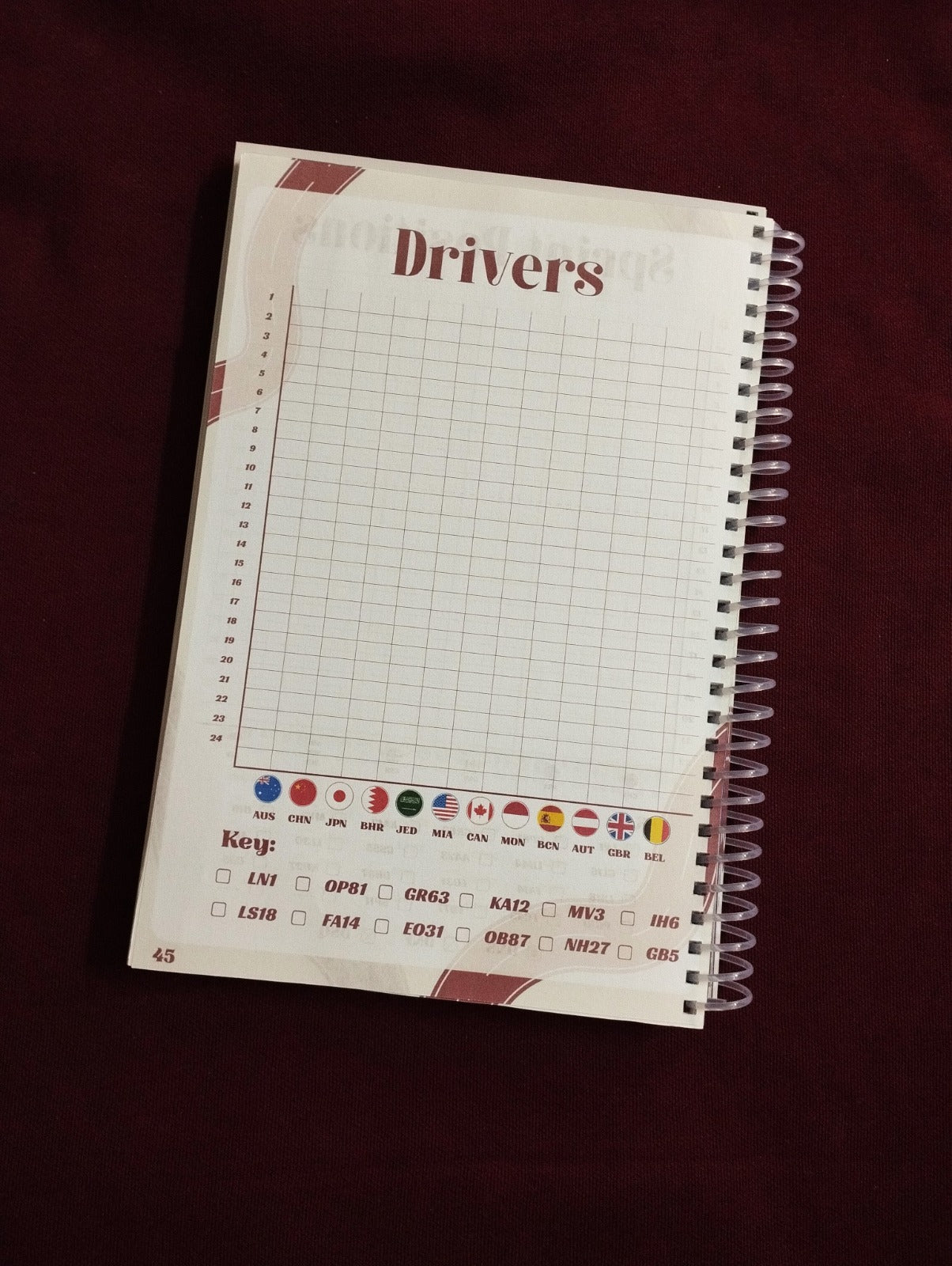 Box Box Formula One Journal 2026